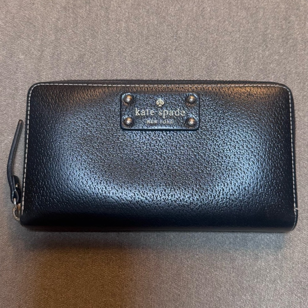 Kate Spade Black Leather Wallet